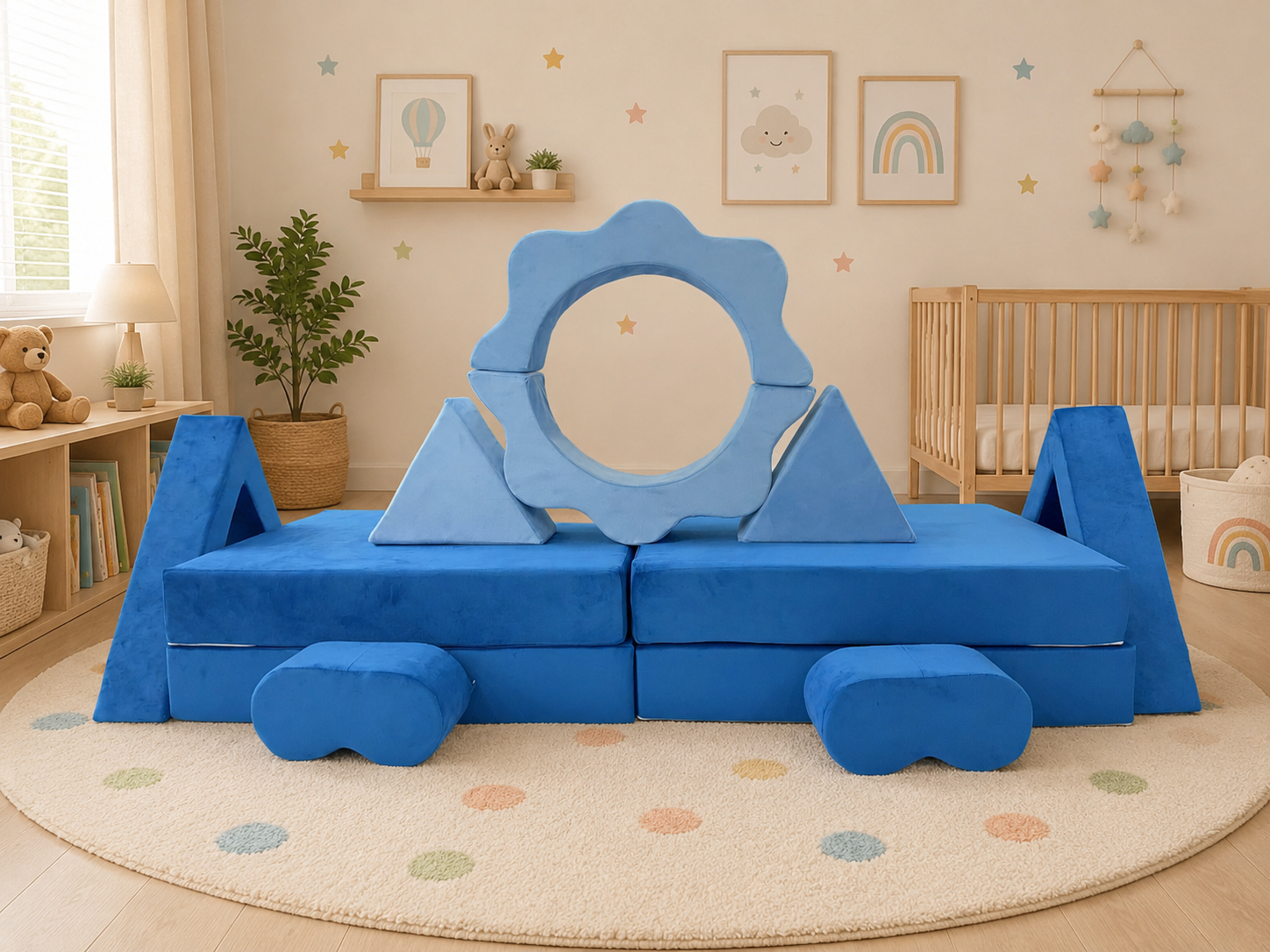 BioDew PlayFlex™ Modular Kids Sofa | Washable Play Couch for Kids